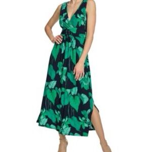 Tommy Hilfiger Women's Floral Empire-Waist Maxi Dress NWT Sz 8
